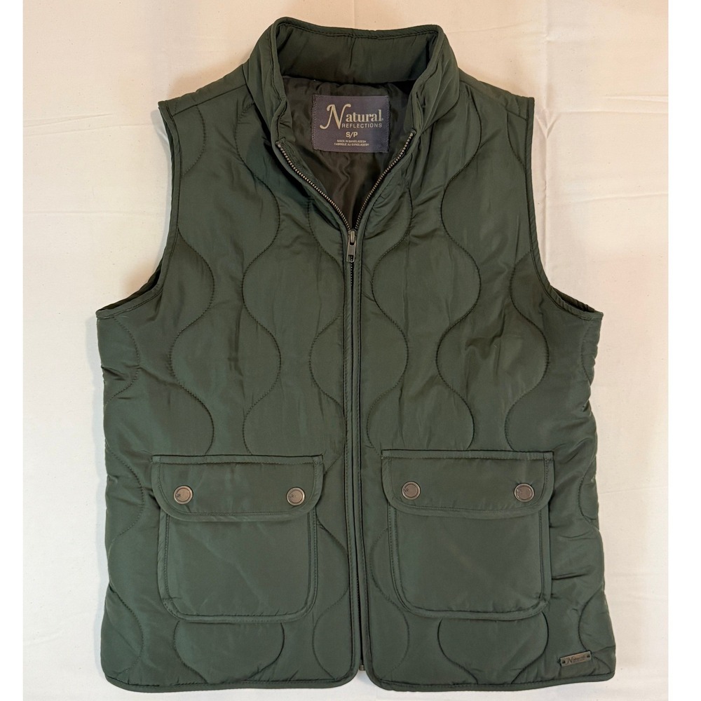 Natural Reflections Women Puffer Vest Small
